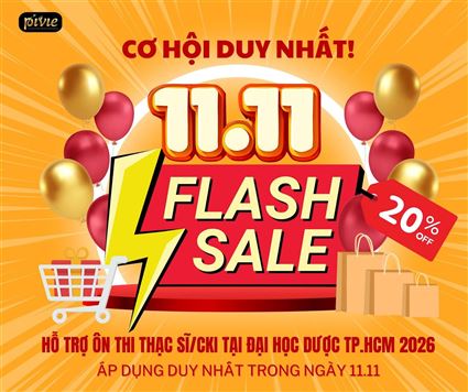 DUY NHẤT 11.11 NGÀY ĐÔI – HỖ TRỢ ÔN TẬP CÙNG 20 VOUCHER ĐẶC BIỆT